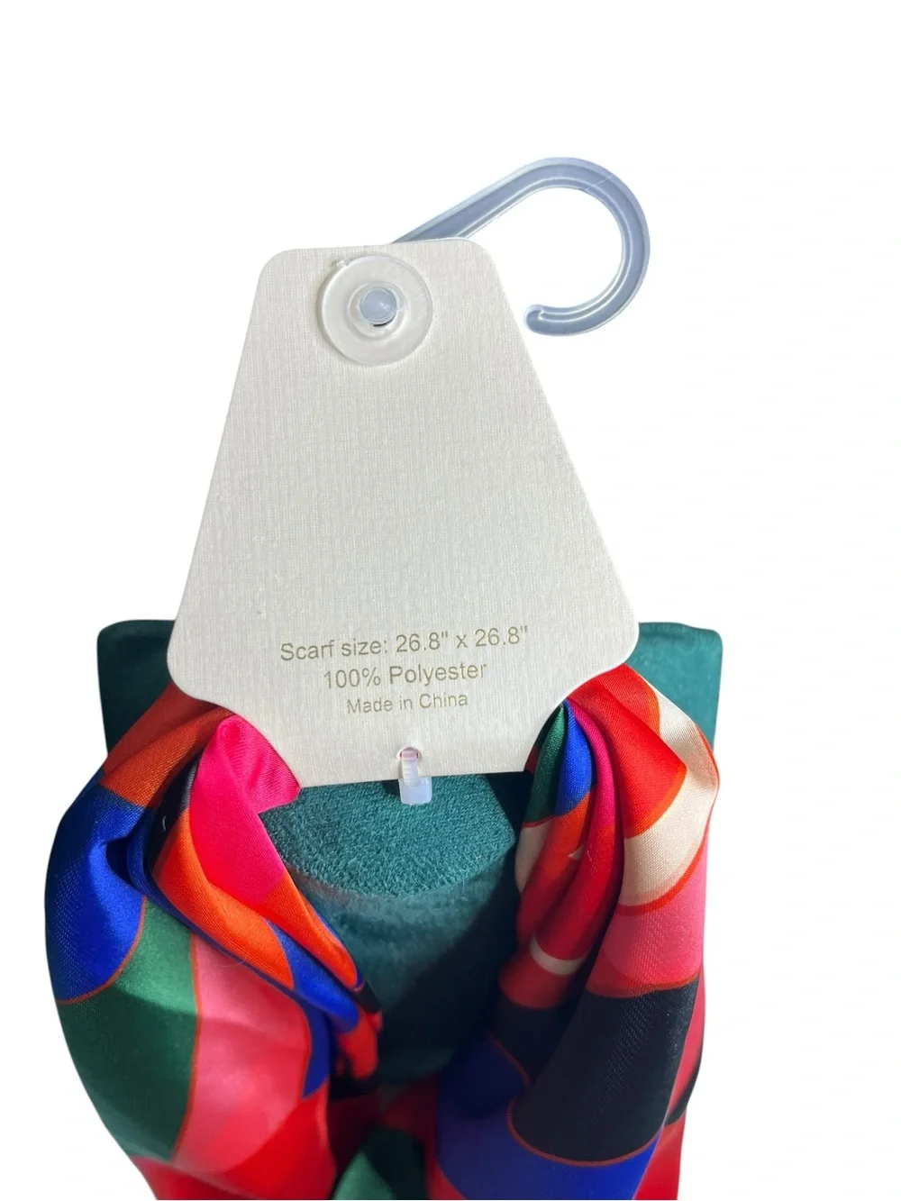 piper•k Red & Blue Printed Scarf